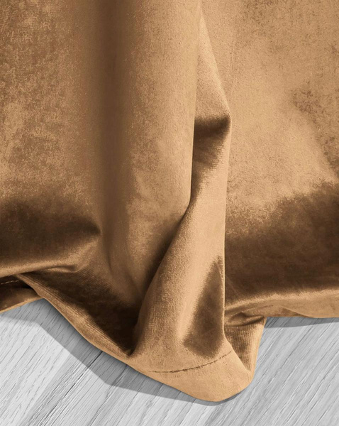 Zasłona 140 x 270 Dekoracyjna Velvet Soft Musztard