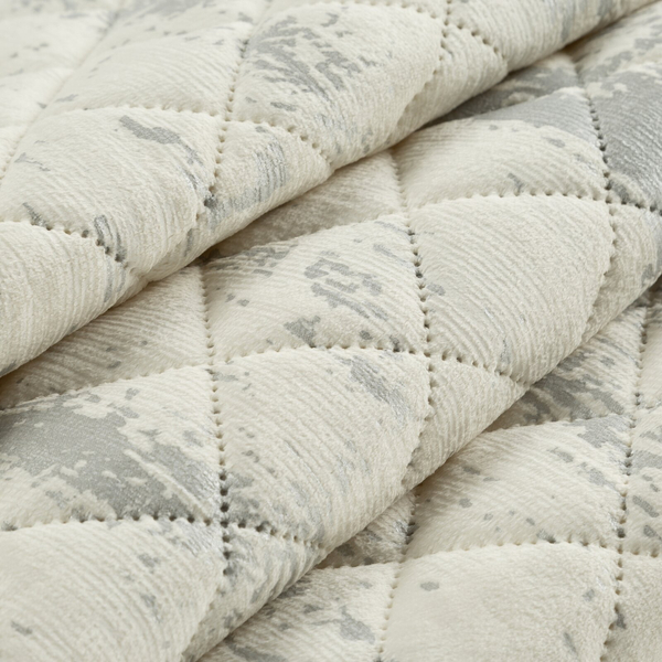 Quilted Velvet Bedspread 170 x 210 Blink3 B+Silver
