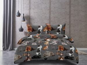 Bedding 160 x 200 3pcs Satin Maria 2707