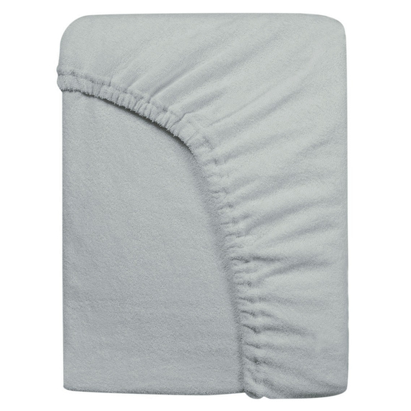 Terry sheet with elastic 155_D Ash 200x220