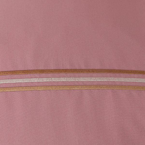 Pościel 200 x 220 3cz Gładka Z Haftem Lumera 10