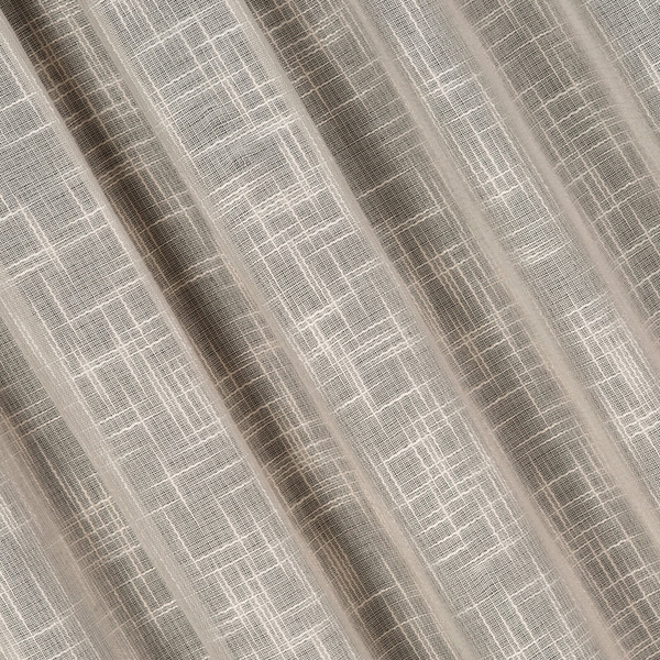 Zasłona 140 x 270 Dekoracyjna Taśma Rubi Beżowy