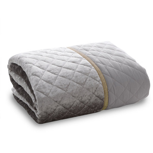 Quilted Decorative Bedspread Kristin Beige 220 x 240