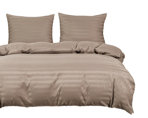 Bedding 160 x 200 3 pcs Satin Striped Ramiro 01