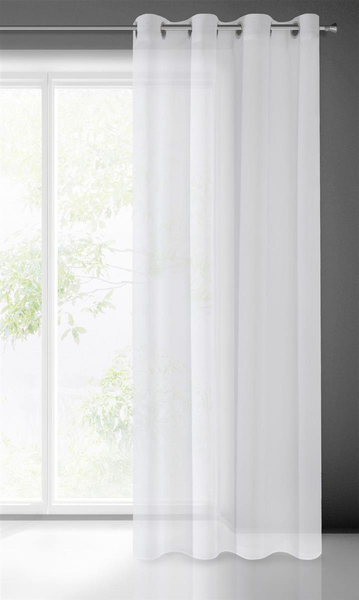 Firana Dekoracyjna Esim 140 x 250 Biały Przelotka