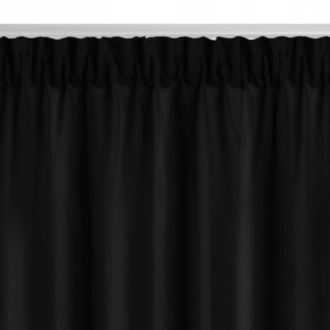 Curtain 140 x 175 Decorative Tape Viva Black