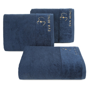 Bath Towel Eva Minge Gaja 70 x 140 Navy Blue