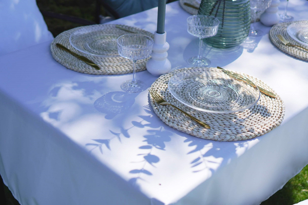 Tablecloth 140 x 280 Garden Waterproof Gaia Taupe