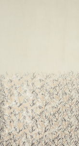 Curtain 140 x 250 Velvet Eyelets Tori Cream