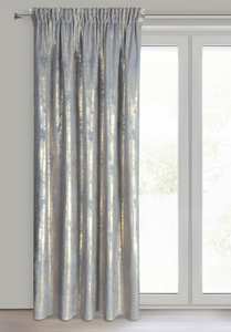 Curtain 140 x 270 Velvet Tape Renia Silver+Gray