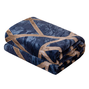 Koc 160 x 200 Mikrofibra Gładka Inger 19