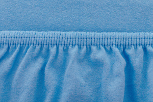 Jersey sheet with elastic 027_D Blue 90x200