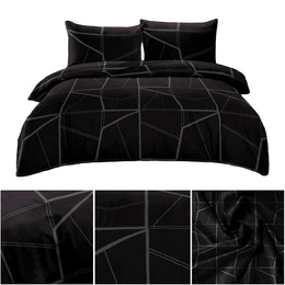 Pościel 160 x 200 3cz Gładka Eusebia Home 25