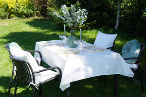 Tablecloth 140 x 280 Garden Waterproof Gaia Taupe