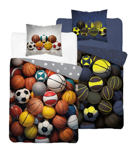 Pościel 160 x 200 2cz FLUO Młodzieżowa Jaime 5552A