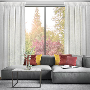 Curtain 140 x 270 Decorative Tape Katrin Natural