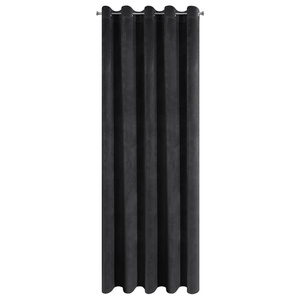 Curtain 140 x 250 Ready Decorative Villa1 Black