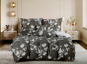 Bedding 200 x 220 3pc Satin Cotton No. A1732