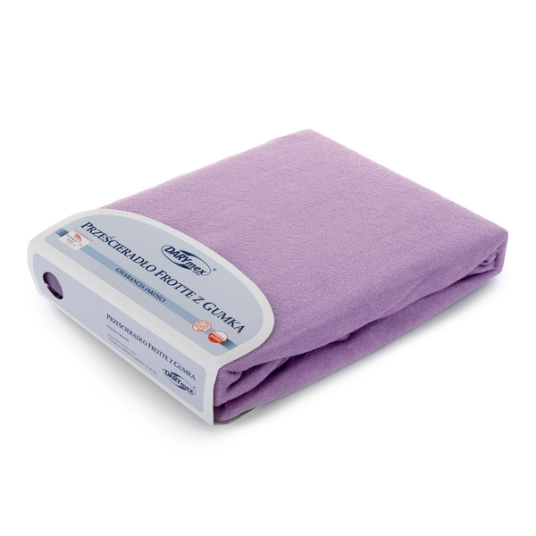 Terry Bed Sheet with Eraser 135_D Light Purple 180x200