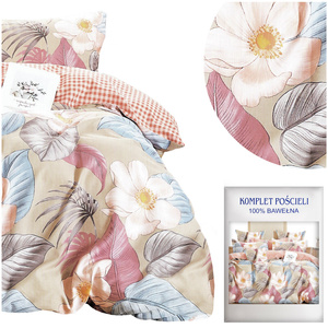 Bedding 160 x 200 3pc Satin Cotton No. A1492