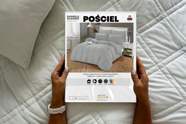 Pościel 160 x 200 3cz Satynowa Daniela Classic 07