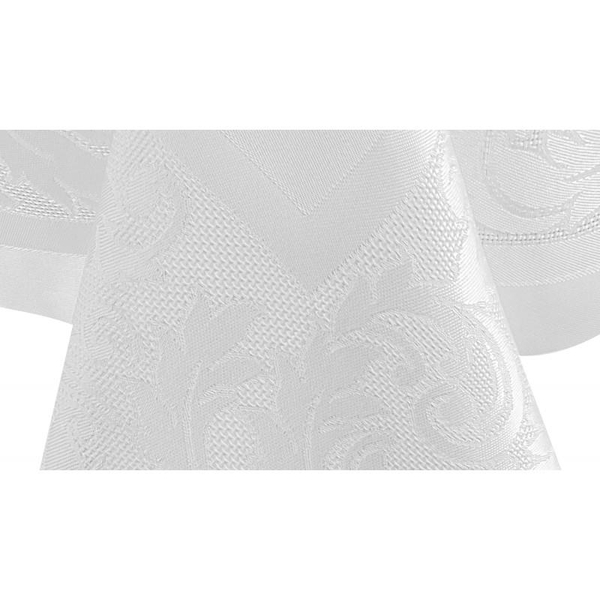 Tablecloth 140 x 400 Teflon Laura pattern 320 White