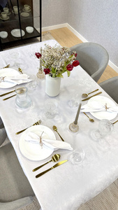 Decorative Tablecloth 160 x 300 Jacquard Camille 03