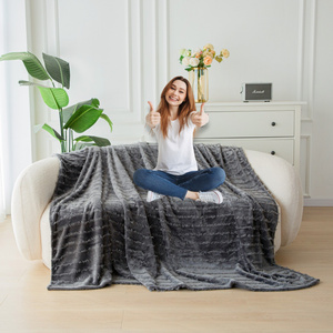 Blanket 160 x 200 Microfiber Embossed Yolanda 02