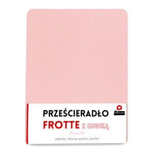 Prześcieradło 80 x 180 Frotte z Gumką Gaja 02