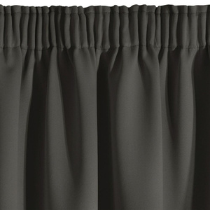 Blackout Logan Tape Curtain 140 x 270 Graphite