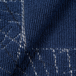 Bathroom Rug 50 x 70 Cotton Nika 07 Navy Blue