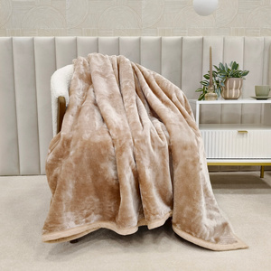 Koc 70 x 160 Akrylowy Jednolity Ciepły Yasemin 01