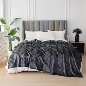 Blanket 160 x 200 Microfiber Embossed Clemente 02