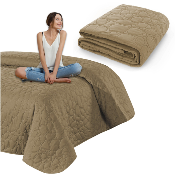 Bedspread 220 x 240 Embossed Microfiber Nicole 21