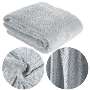 Blanket 150 x 200 Microfiber Design Cindy Silver