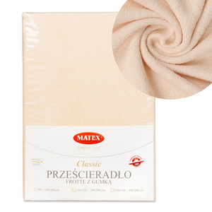 90 x 200 Terry sheet with elastic CLASSIC 15