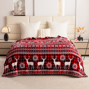 Koc 160 x 200 Mikrofibra Świąteczna Donato 11