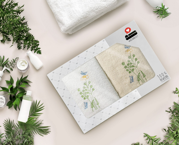 Set of Towels 2pcs. 50x100 Luba 21