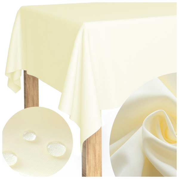 Tablecloth 120x240 Stainproof Classic Savio Cream