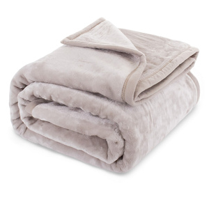 Blanket 160 x 200 Acrylic Solid Warm Yasemin 07