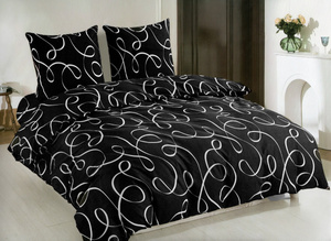Bedding 160 x 200 3 pcs Cotton Satin No. A1855
