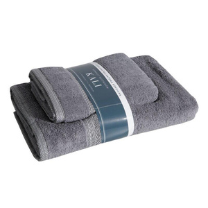 Bath Towel Set 2 pcs Kali Steel