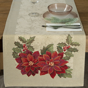 40 x 100 Decorative Tapestry Runner 1271 Gold