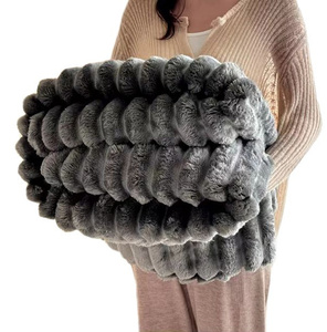 Blanket 160 x 200 Microfiber Plush Shirley 02