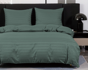 Bedding 160 x 200 3pc Satin Stripes Ramiro 09