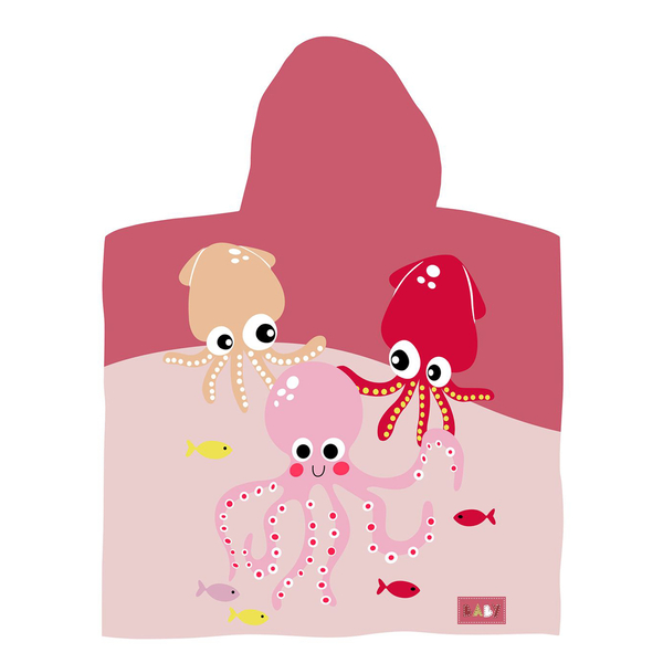 Ręcznik Kąpielowy 60 x 120 Kapturek Ponczo 45