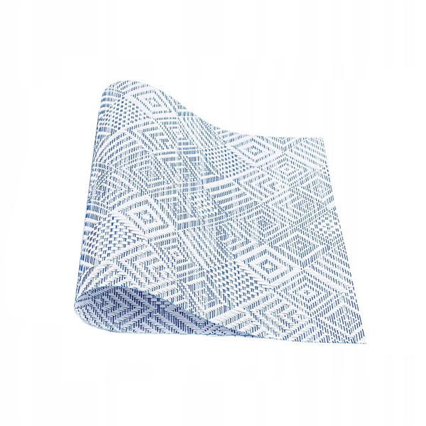 30 x 45 Decorative Geometric Blue Placemat