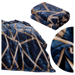 Koc 200 x 220 Mikrofibra Gładka Inger 19