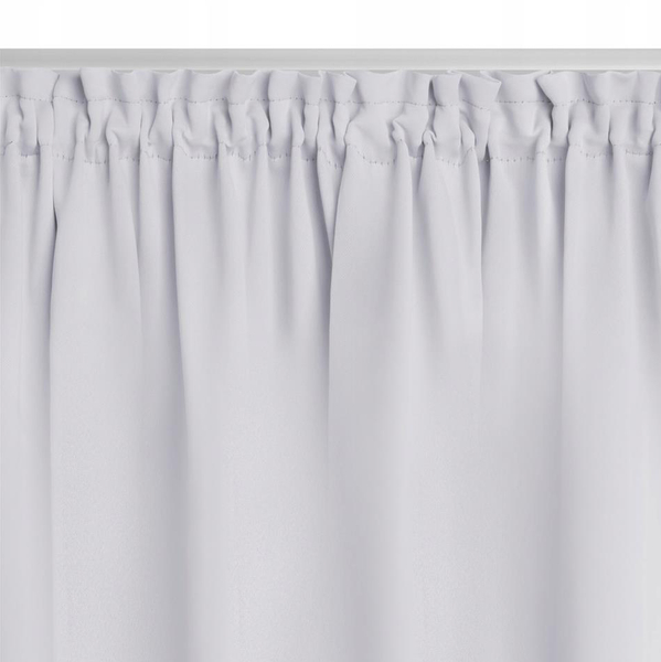 Zasłona 140 x 270 Blackout Taśma Hold Biały