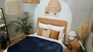 Blanket 200 x 220 Microfiber Embossed Plush Ala Houndstooth 3D 06